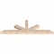Ekena Millwork Saratoga Smooth Timber Gable Bracket, Douglas Fir, 96"W x 32"H x 5 1/2"D x 5 1/2"F, 8/12 Pitch GBW096X32X0606SAR00SDF - alternate 4